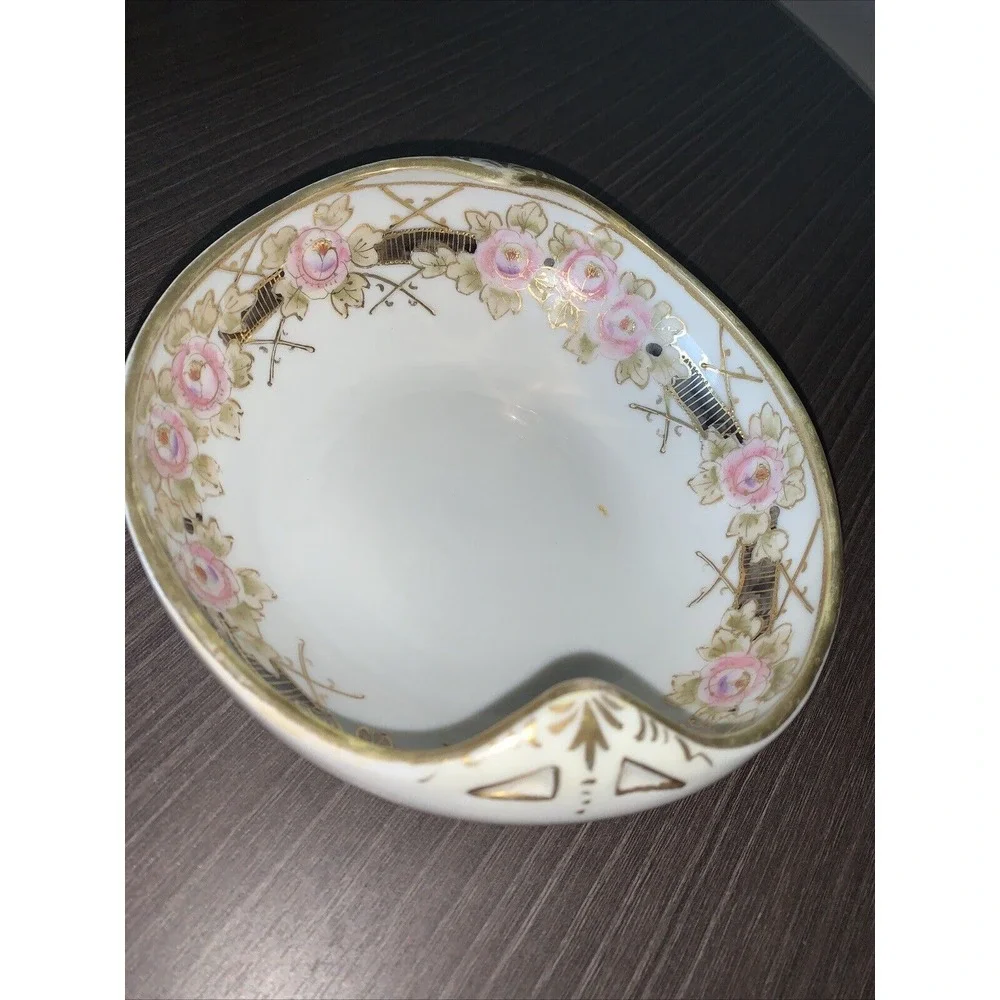 Vintage Nippon Hand Painted ‎ Porcelain Candy Dish